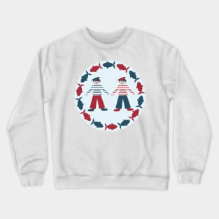 Sailor sailor, out on the ocean Crewneck Sweatshirt